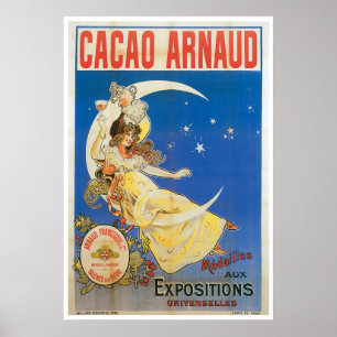 Cacao Arnaud Chocolate Drink en kunst Poster