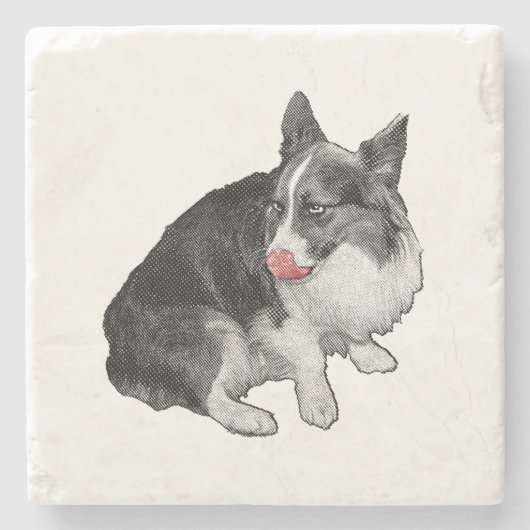 Cacao Break, Scarlet Tip Stenen Onderzetter (Voorkant)