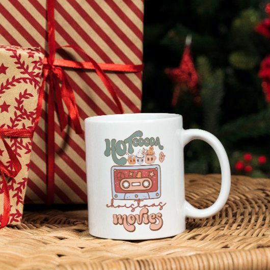 Cacao chaud et films de Noël Boire du café Mug