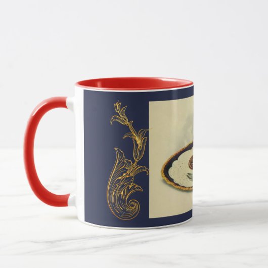  cacao chintz bekersaus elegante warme chocola mok (Links)