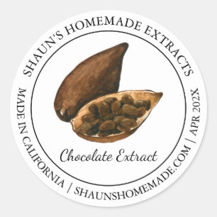 Cacao Chocolate Extract Modern label