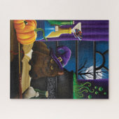 Cacao de Halloween Cat Legpuzzel (Horizontaal)