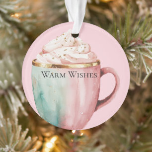Cacao de Noël Doré Blush Rose Menthe Vœux Chaleure