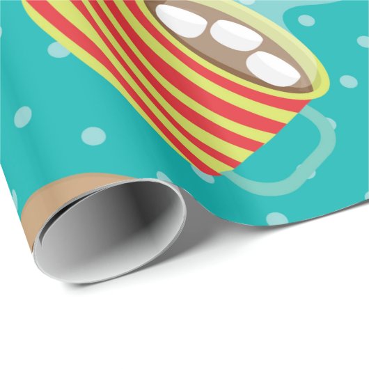 Cacao- en Cookies Vakantiepapier Cadeaupapier (Rol Hoek)