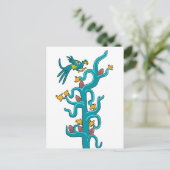 Cacao en Quetzal Briefkaart (Staand voorkant)