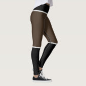 Cacao- en zwarte Leggings (Rechts)