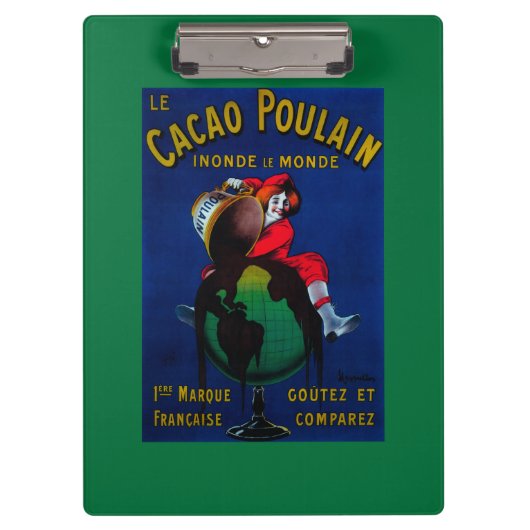Cacao Poulain  posterEuropa Klembord (Voorkant)