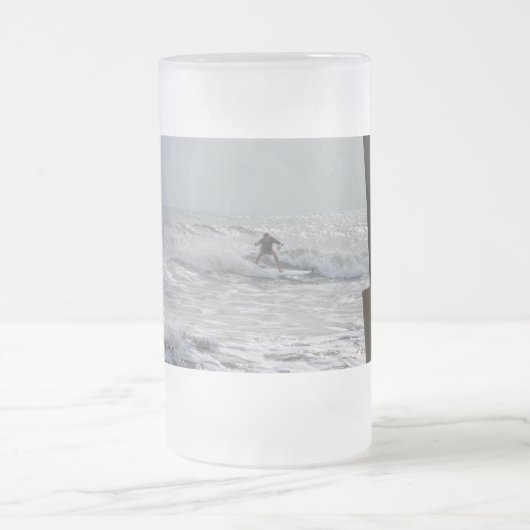 Cacao Surf Verre Frosted Beer Mug (Centre)