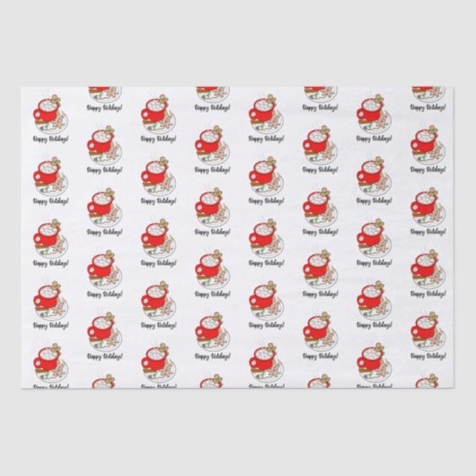 Cacao, tandbrood, Star, Snowman Large Gift Bag T Tissuepapier (Voorkant)