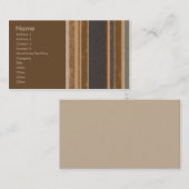 Cacaobandtapes Visitekaartje (Voorkant / Achterkant)