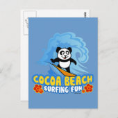 Cacaobeach Surfun Briefkaart (Voorkant / Achterkant)