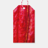 cacaodraden rood cadeaulabel (Achterkant)