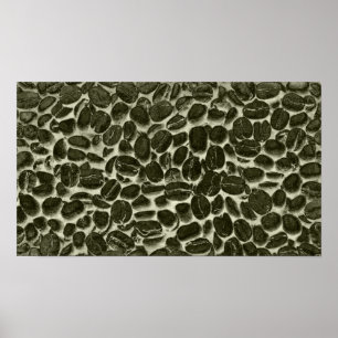 cacaokoffiebonen poster