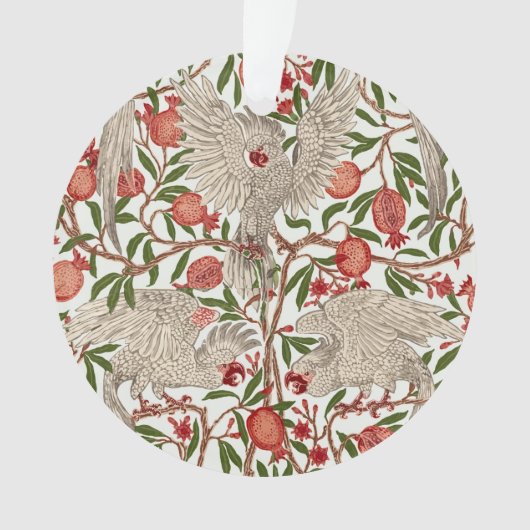 Cacatoès blanc Walter Crane Grenade rouge Art (devant)