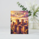 Cáceres Spanje Briefkaart (Staand voorkant)