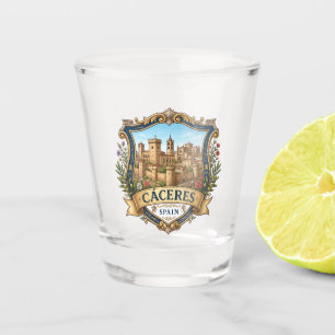Cáceres Spanje Shot Glas