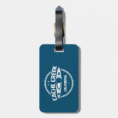 Cache Creek California Kayaking Bagagelabel (Achterkant verticaal)