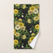 Caché en rose, jaune et vert (Serviette à main)