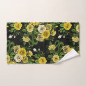Caché en rose, jaune et vert (Serviette à main)