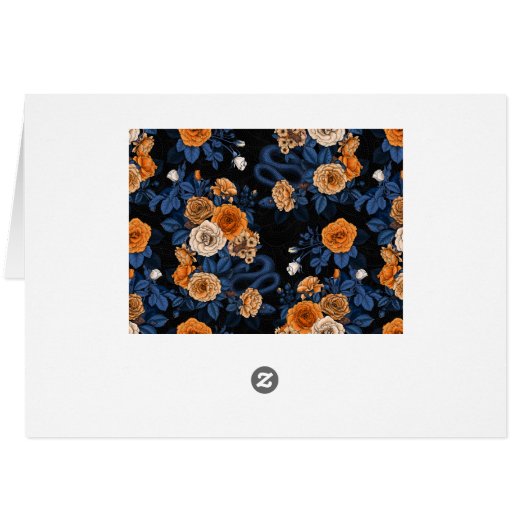 Caché en rose, orange et bleu (Dos Horizontal)