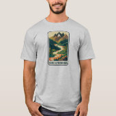 Cache la Poudre River Colorado Kleuren T-shirt (Voorkant)