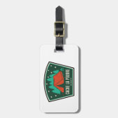 Cache La Poudre Wilderness Colorado Camping Bagagelabel (Voorkant verticaal)