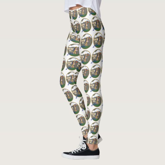 CACHE ON GIRL - GEOCACHT Leggings (Links)