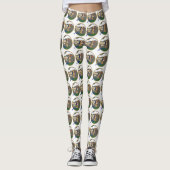 CACHE SUR LA FILLE - GEOCACHING Leggings (Devant)