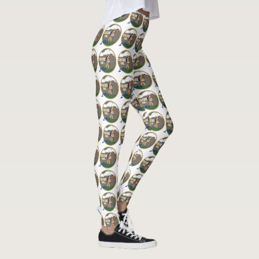 CACHE SUR LA FILLE - GEOCACHING Leggings (Droite)
