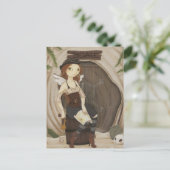 Cacher loin - Carte postale de pirate fée (Debout devant)