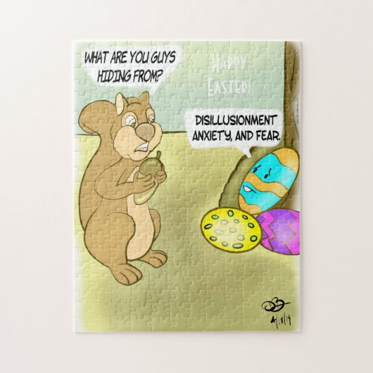 Cacher Pâques Jigsaw Puzzle (Vertical)