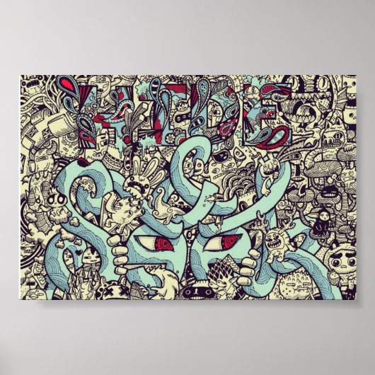 Cachez ! Poster d'Art Pop ! (Devant)