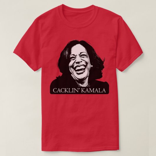 Cacklin Kamala Laughing T-shirt (Design voorkant)