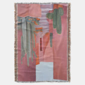 Cacti Ally | Art Throw Blanket | Original Painting Deken (Voorkant Verticaal)