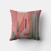 Cacti Ally Throw Pillow Kussen (Achterkant)