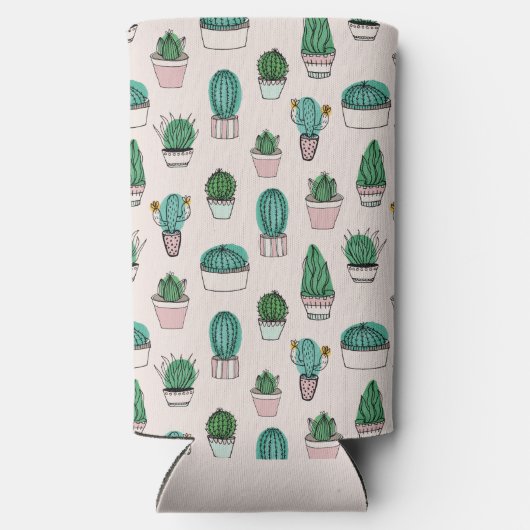 Cacti Cactus Succulent Pattern (Achterkant)
