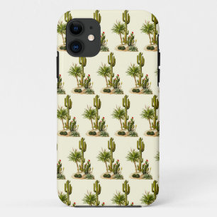 Cacti cactus woestijn luchtspiegeling stijlvol chi iPhone 11 hoesje