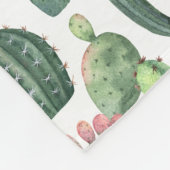 Cacti Desert Thema Gepersonaliseerd Fleece Deken (Hoek)