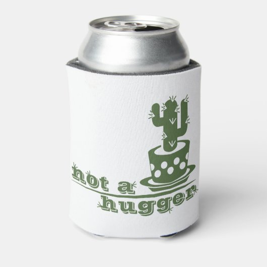 Cacti Geen knuffelcactus grappig gezegde Blikjeskoeler (Blikje Achterkant)