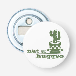 Cacti Geen knuffelcactus grappig gezegde Button Flesopener