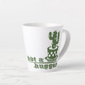 Cacti Geen knuffelcactus grappig gezegde Latte Mok (Rechterhoek)