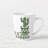 Cacti Geen knuffelcactus grappig gezegde Latte Mok (Rechts)