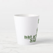 Cacti Geen knuffelcactus grappig gezegde Latte Mok (Voorkant)