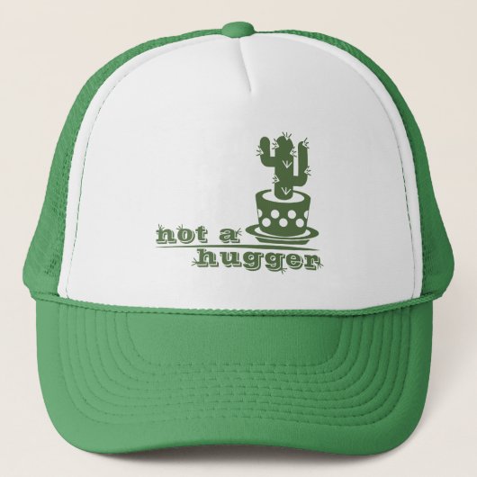 Cacti Geen knuffelcactus grappig gezegde Trucker Pet (Voorkant)