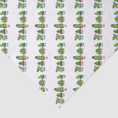 cacti - groep tissuepapier (Detail)