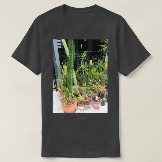 Cacti-kolonie Long T-shirt (Design voorkant)