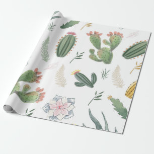 Cacti-ontwerp Cadeaupapier