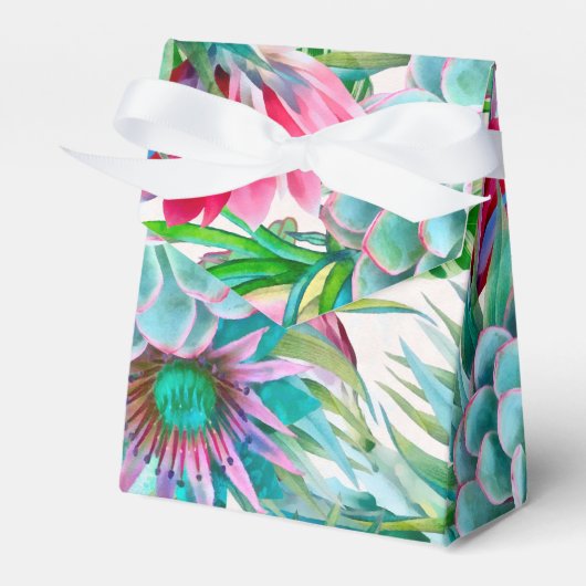 Cacti Pattern Bedankdoosjes (Voorkant Zijde)