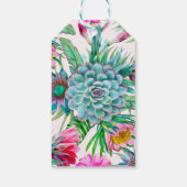 Cacti Pattern Cadeaulabel (Achterkant)