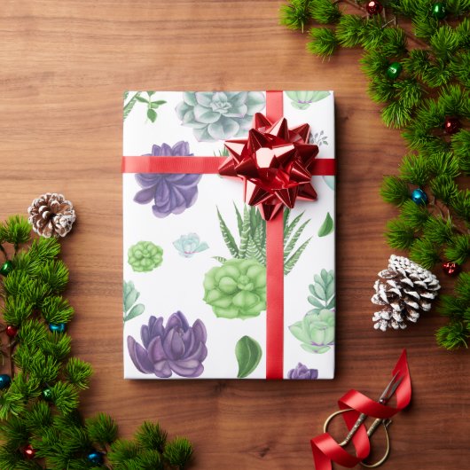 Cacti Pattern Cadeaupapier (Feestdagen Geschenken)